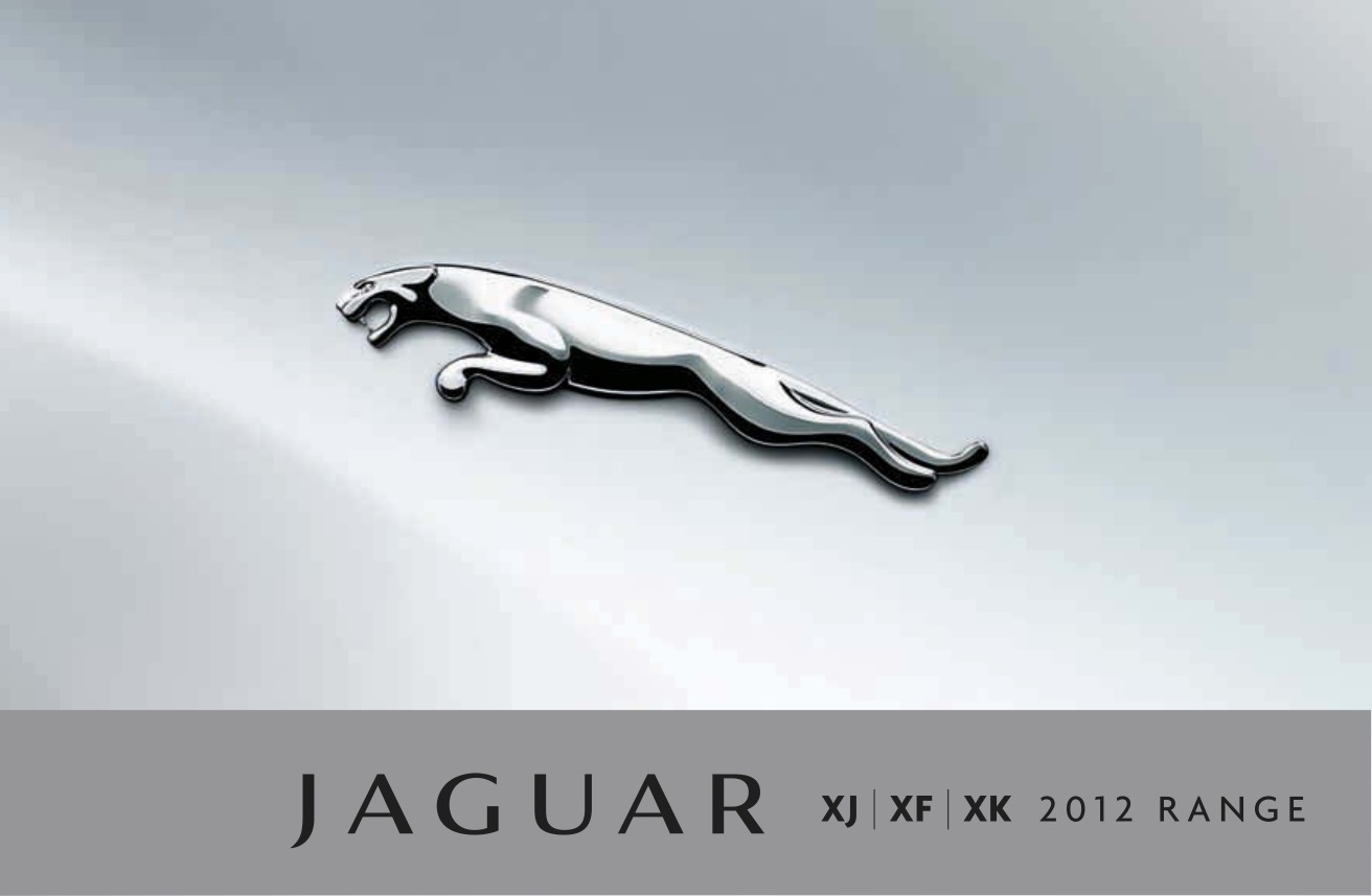 2012 Jaguar Model Lineup Brochure Page 4